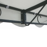 Wasserabweisender Veranda-Pavillon 3x2,5m aus Eisen ecrù Sarnok Rabatte