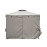 Gazebo idrorepellente 3x3m 4 tende laterali ferro tortora Tangeri Angebot
