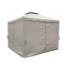 Gazebo idrorepellente 3x3m 4 tende laterali ferro tortora Tangeri Katalog