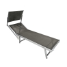 Garten- und Strandliege aus Aluminium mit Sonnendach Riccione 