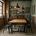 20 stühle design industriell metall vintage shabby chic stil steel old 