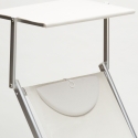 professionelle Strandliege Liegestuhl Sonnenliege aus Aluminium Santorini 