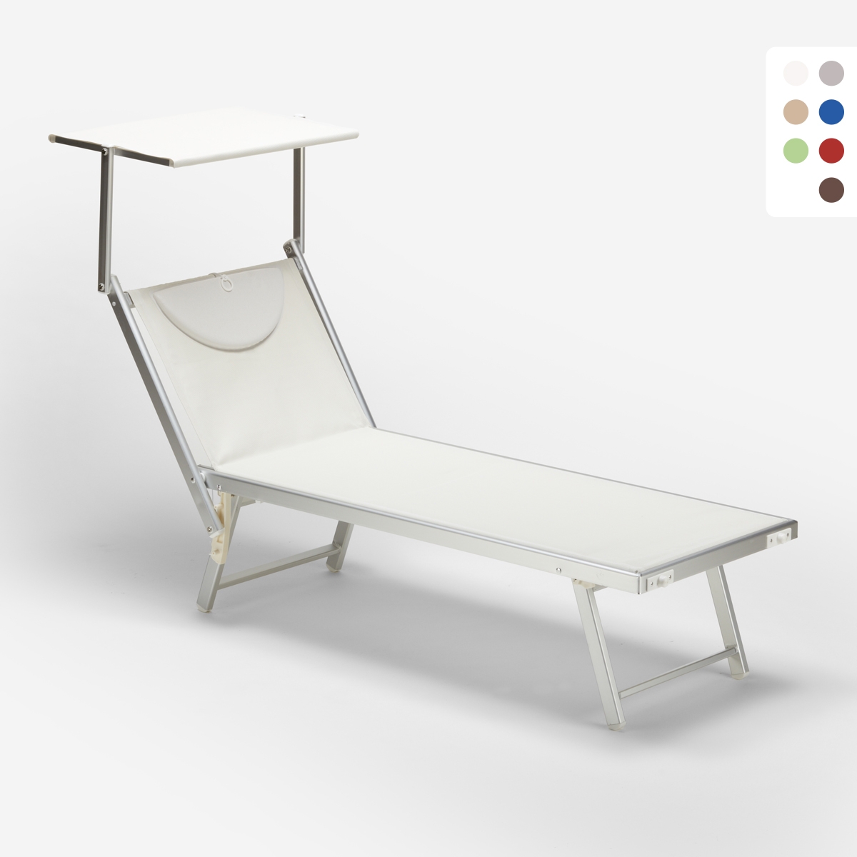 professionelle Strandliege Liegestuhl Sonnenliege aus Aluminium Santorini Aktion professionelle Strandliege Liegestuhl Sonnenliege aus Aluminium Santorini Aktion