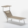 Liegestuhl Strandliege Sonnenliege aus Aluminium Santorini Limited Edition Auswahl
