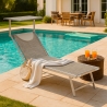 Liegestuhl Strandliege Sonnenliege aus Aluminium Santorini Limited Edition Sales