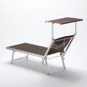 2er Set Liegestühle Strandliegen Sonnenliegen aus Aluminium für den Strand Santorini Limited Edition Katalog