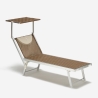 4er Set Liegestühle Strandliegen Sonnenliegen aus Aluminium Santorini Limited Edition Auswahl