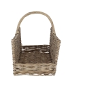 Kaminholzkorb aus Rattan mit Griff 45,8x36x51,5cm Katalog