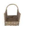 Kaminholzkorb aus Rattan mit Griff 45,8x36x51,5cm Katalog