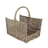 Kaminholzkorb aus Rattan mit Griff 45,8x36x51,5cm Rabatte