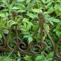 Dekorative Beetumrandung aus Gusseisen, 38 cm Angebot