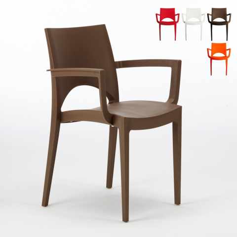 Stühle aus Polypropylen mit Armlehnen für Bar und Restaurant Paris Arm Grand Soleil Aktion