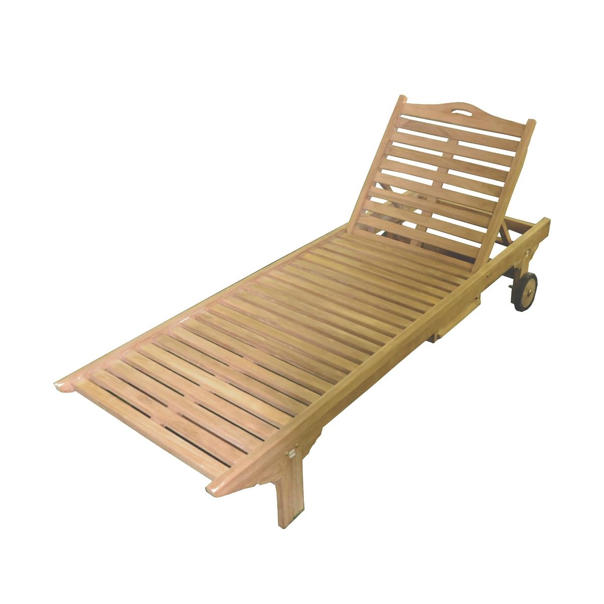 Teak-Gartenliege mit Rädern und ausziehbarem Tisch Carloforte Aktion Teak-Gartenliege mit Rädern und ausziehbarem Tisch Carloforte Aktion