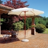 Garten-Sonnenschirm 285cm mit Holz-Mittelmast Gharab Verkauf