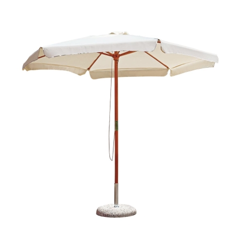 Garten-Sonnenschirm 285cm mit Holz-Mittelmast Gharab Aktion
