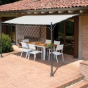 Wandpergola aus Eisen 3x4 m für den Außenbereich Kansas Verkauf