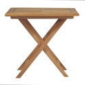 Klappbarer Gartentisch aus Teakholz 80x120cm Lipari Angebot