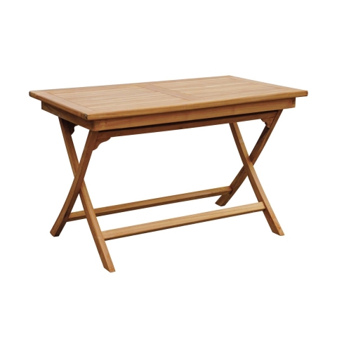 Klappbarer Gartentisch aus Teakholz 80x120cm Lipari Aktion