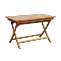 Klappbarer Gartentisch aus Teakholz 80x120cm Lipari Aktion