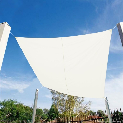 Quadratisches Sonnensegel für den Außenbereich Garten 3x3m Solar Aktion