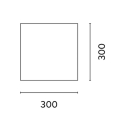 Quadratisches Sonnensegel für den Außenbereich Garten 3x3m Solar Verkauf