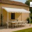 Pavillon 3x2 Meter Garten Stahl Café Hotel Pergola Aktion