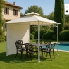 Gazebo 3,3x3,3 Meter Garten Bar Veranda Markt Pagode Antigua uv Angebot