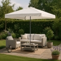 Rechteckig Café Hotel Gartenschirm 3x2 Sonnenschirm Alu mittelmast Eden Katalog