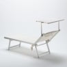 4er Set Sonnenliegen Luxus Italienischen Strandliegen mit Dach Italia 