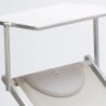 4er Set Sonnenliegen Luxus Italienischen Strandliegen mit Dach Italia 