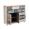 Shabby-Chic Kommode in Holz Multicolor Greg Verkauf