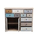 Shabby-Chic Kommode in Holz Multicolor Greg Sales