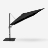 Gartenschirm mit verstellbarem Arm aus Aluminium mit dezentraler Stange 3x3 Vienna Noir Kosten