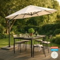 Ampelschirm 3m Pendelschirm Garten Café Alu Paradise Aktion