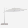 Aluminium-Gartenschirm mit dezentraler Stange für Haus 3x3m Paradise White Katalog