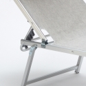 20er Set Nettuno Aluminium Sonnenliegen mit verstellbarem Sonnendach 