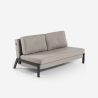 2-Sitzer Sofa Bett modernes Design aus Stoff Wohnzimmer Bellamy Lagerbestand