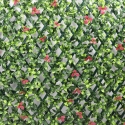 Künstliche Gartenhecke ausziehbares Spalier 200x100cm Pflanzen Salix Sales