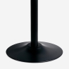 Runder Esszimmertisch 120cm schwarz Holz modern Blackwood+ Katalog