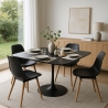 Goblet stil quadratischer Tisch mit abgerundeten Kanten Esszimmer Küche Bar Lillium 100 Sales