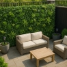 Künstliche Gartenpflanze Hecke 200x100cm ausziehbar Laurus Angebot
