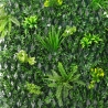 Künstliche Gartenpflanze Hecke 200x100cm ausziehbar Laurus Sales