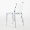 18er Set Cristal Light Grand Soleil transparente Stühle Bars und Restaurants 