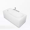 Eckbadewanne aus Acryl Fiberglas Design Ozone Angebot