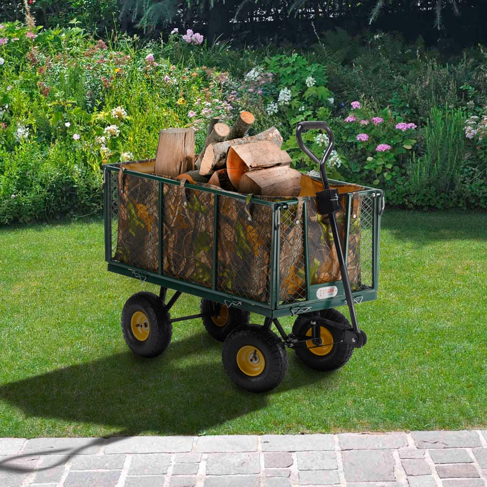 Shire Gartenwagen für Den Transport Von Holz, Gras und Vielem Mehr.