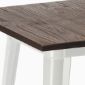 tisch für hocker im industriestil aus metall stahl holz 60x60 welded Sales