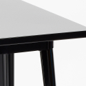Lix tisch im industriellen stil aus stahl und metall 60x60 hocker nut Sales