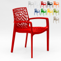 Grand Soleil Gruvyer Arm Polypropylen Stühle mit Armlehnen Garten Bar 