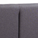 Queen-size Bett Stoff Mit Lattenrost 120x190 Montreux Rabatte