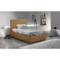 Komplettes Einzelbett mit Bettkasten Stoff Holz mit Bettrost 80x190 cm Basel Twin Angebot
